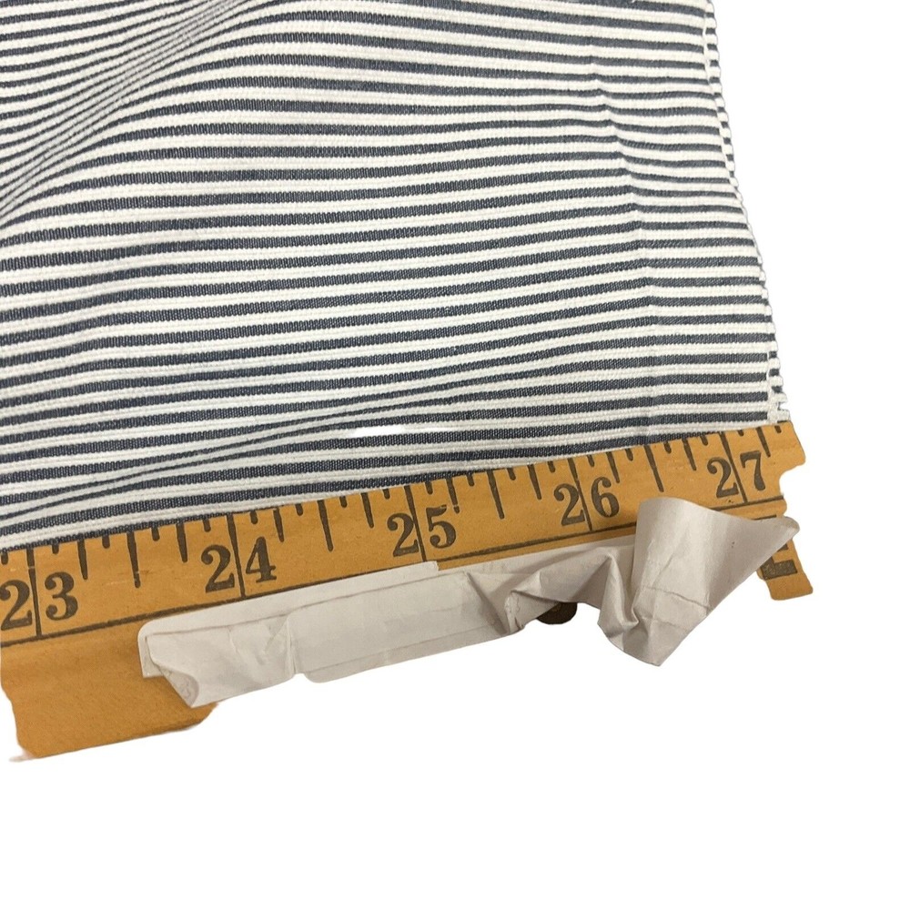 Alfred Dunner Woman's Gray & White Striped Pants W/Pockets Pull On Style Size 18 - Picture 6 of 11